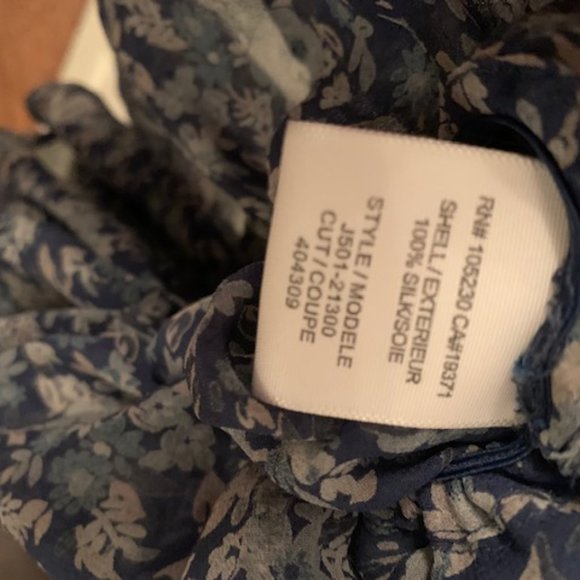 NWOT  Joie Louvre Floral Silk Blouse - Picture 5 of 5